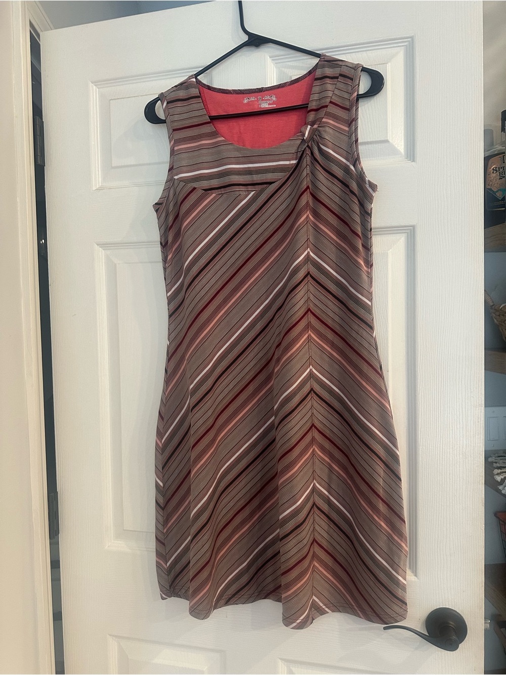 Royal Robbins Sleeveless Chevron Stripe Dress